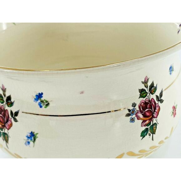 Antique ENGLAND 5104 Handled Chamber Pot - Victorian Porcelain - Picture 10 of 12